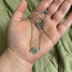 James Avery memoir initial necklace